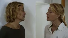 Martha being confronted by Jo's mother Elfriede (Corinna Kirchhoff)
